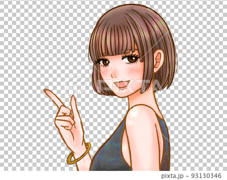 指導的體育教練姐姐的插圖素材 93130346