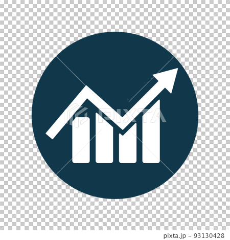 bar chart button. chart symbol. vector. bar chart button. chart symbol. vector. 93130428