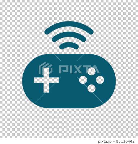 Online communication in game icon. vector. 93130442