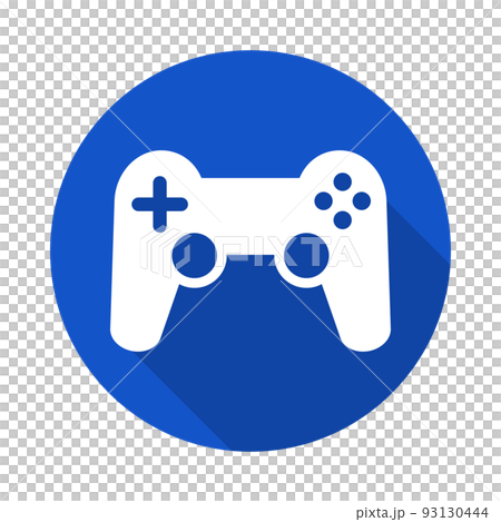 Modern game controller and shadow. gamepad. game battle. vector. 93130444