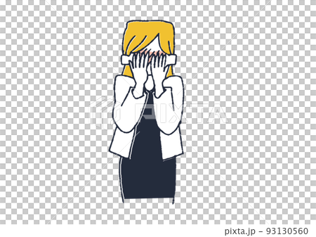 A woman who is very shy People who feel shame and lack of confidence 93130560