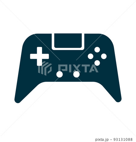 ゲーミングコントローラー。ゲームアイコン。ベクター。 93131088