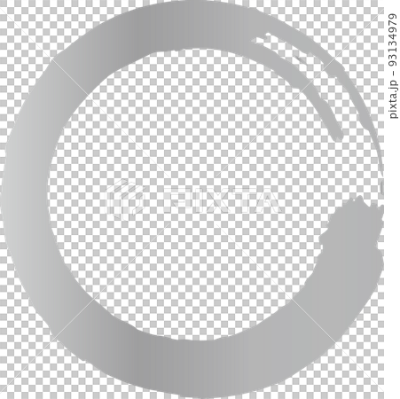 刷圓暈圈日式手繪銀銀 93134979