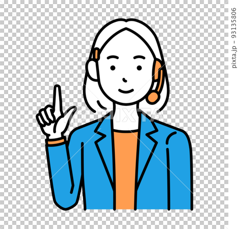 Call center operator female 93135806