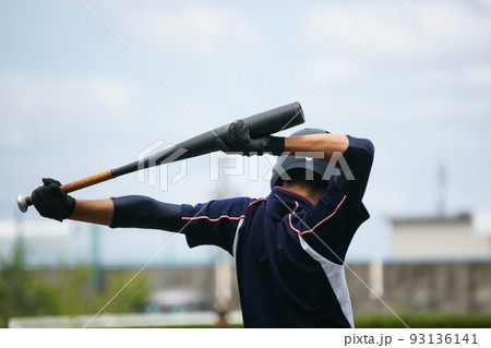 高校野球部のバッティング練習 高校野球部のバッティング練習 93136141