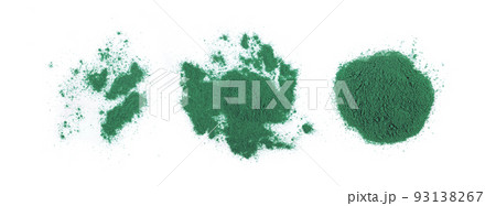 Spirulina Powder Isolated Spirulina Powder Isolated 93138267