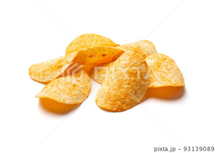 Potato Chips Isolated Potato Chips Isolated 93139089