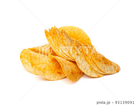 Potato Chips Isolated Potato Chips Isolated 93139091
