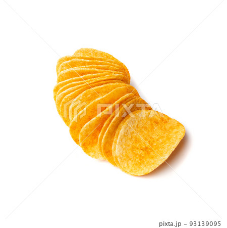 Potato Chips Isolated Potato Chips Isolated 93139095