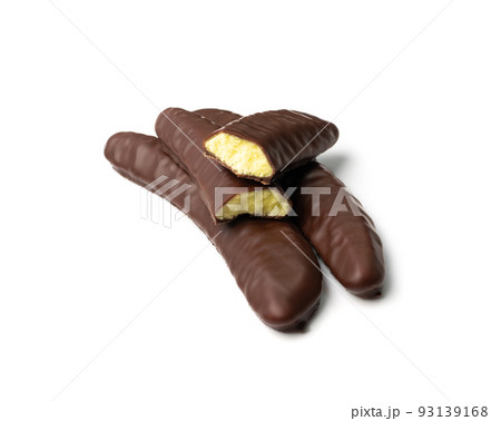 Chocolate Banana Isolated 93139168
