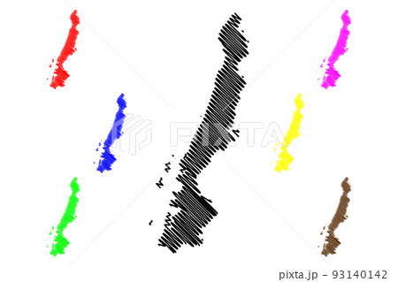 Ranong Province map vector 93140142