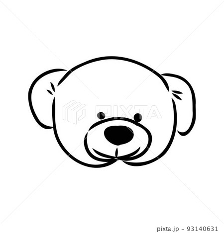 Hand drawn isolated Teddy bear. Doodle vector illustration Hand drawn isolated Teddy bear. Doodle vector illustration 93140631