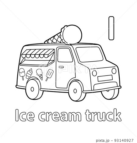19 Ice Cream Truck Cartoon Stock Photos HighRes Pictures and Images   Getty Images
