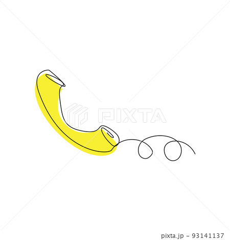 Line Drawing Handsetcell 93141137