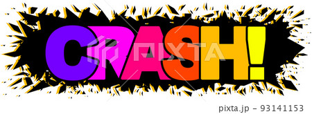 Crash Comic Rainbow Text Crash Comic Rainbow Text 93141153