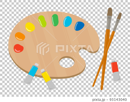 画材(パレット・絵の具・筆) 93143040