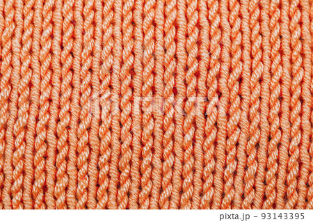 Knitted woolen texture background. Warm sweater, pullover pattern closeup 93143395