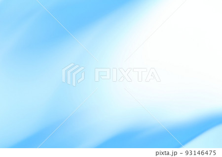 青色系背景　緩やかな流れ・ライン　グラデーション 93146475