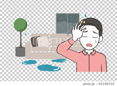 被雨水滲漏困擾 男士 93146534