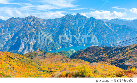 秋の立山黒部アルペンルート(大観峰からの眺め) 秋の立山黒部アルペンルート(大観峰からの眺め) 93146630