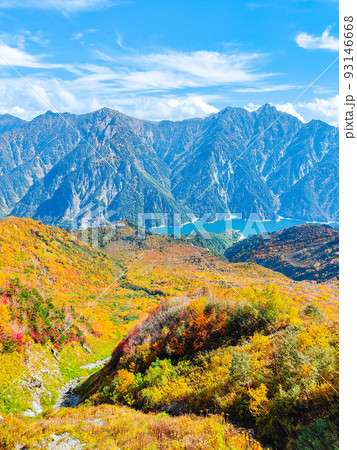 秋の立山黒部アルペンルート(大観峰からの眺め) 秋の立山黒部アルペンルート(大観峰からの眺め) 93146668