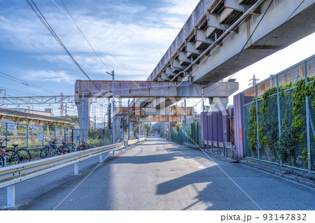 川崎の都市風景　浜川崎駅 93147832