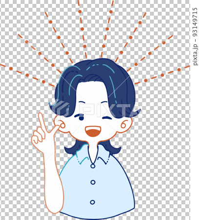 提出積極建議的人_wink_bright_illustration 93149715