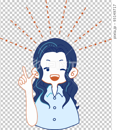 提出積極建議的人_wink_bright_illustration 93149717