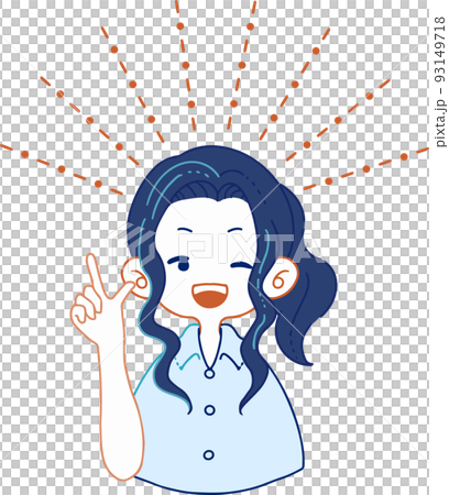 提出積極建議的人_wink_bright_illustration 93149718