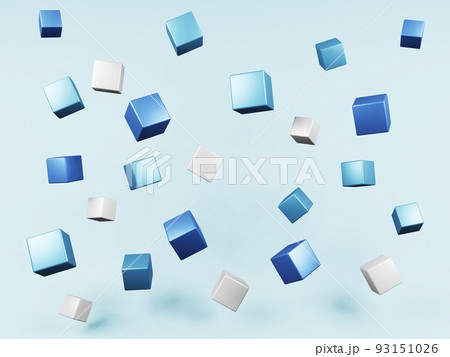 浮遊 ブロック 背景 3D 浮遊 ブロック 背景 3D 93151026