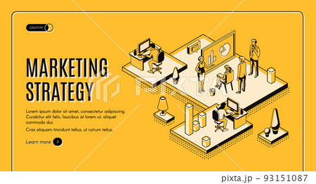 Marketing strategy, financial analytic company 93151087