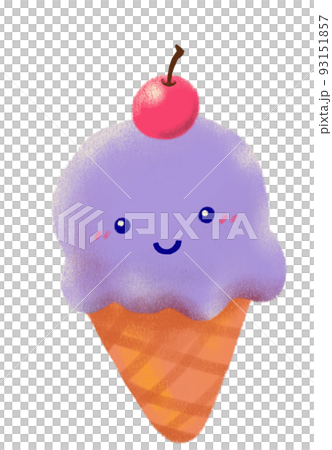 cute cartoon cone ice cream summer cold happy sweet treat doodle illustration cute cartoon cone ice cream summer cold happy sweet treat doodle illustration 93151857