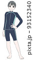 ラッシュガードを着た中学生 93152340