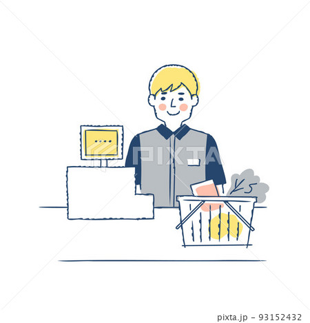レジスタッフの男性 レジスタッフの男性 93152432