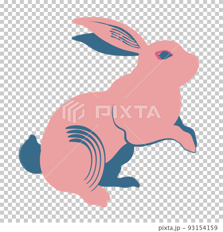 rabbit holding hands rabbit holding hands 93154159