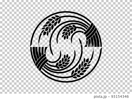 two rice balls two rice balls 93154346