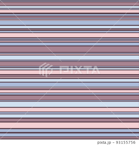 Seamless colorful optical horizontal pink, purple and shades stripes textured pattern, Stripe pattern for textile, fabric, wrapping paper, background, pastel colors, made in vector. 93155756