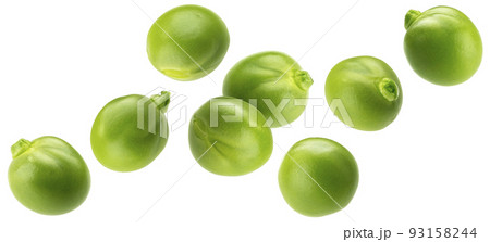 Green peas isolated on white background Green peas isolated on white background 93158244
