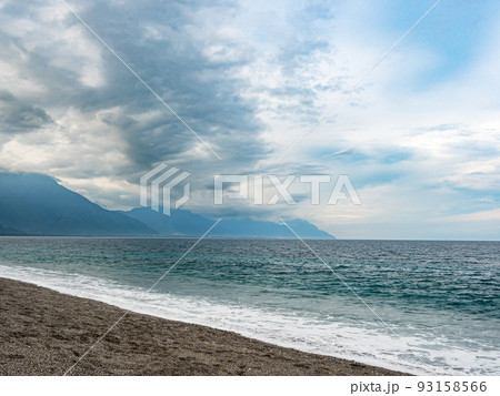 Chishingtan Beach landscape in Hualien,Taiwan. 93158566