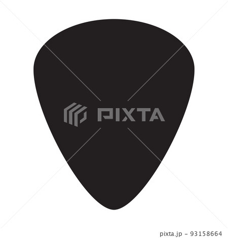 guitar pick icon vector for graphic design, logo, website, social media, mobile app, UI 93158664