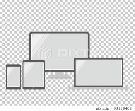 PC smartphone tablet vector illustration 93159408