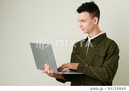 Developer Checking Programming Code Developer Checking Programming Code 93159849