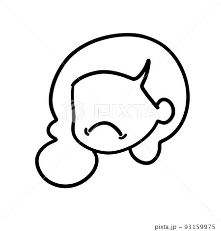 口をへの字にした人 口をへの字にした人 93159975