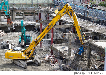 ビル解体工事現場 93160477
