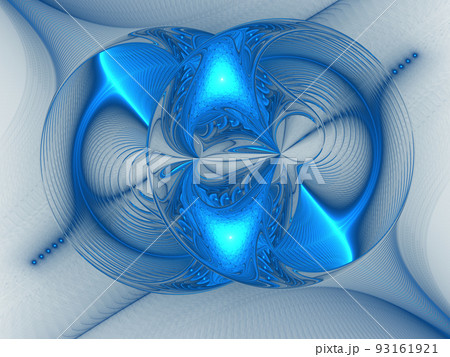 Abstract festive background with glowing blue circles. Abstract festive background with glowing blue circles. 93161921