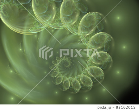 Smooth multicolored curves with glow. Design element. 93162015