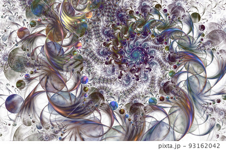 Abstract fantasy swirly ornament for greeting cards or t-shirts Abstract fantasy swirly ornament for greeting cards or t-shirts 93162042
