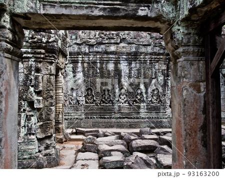 Architecture of ancient temple complex Angkor, Siem Reap Architecture of ancient temple complex Angkor, Siem Reap 93163200
