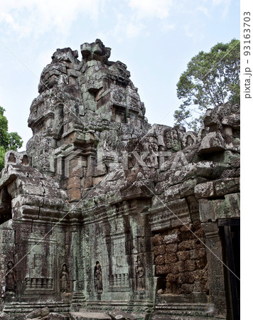 Architecture of ancient temple complex Angkor, Siem Reap 93163703