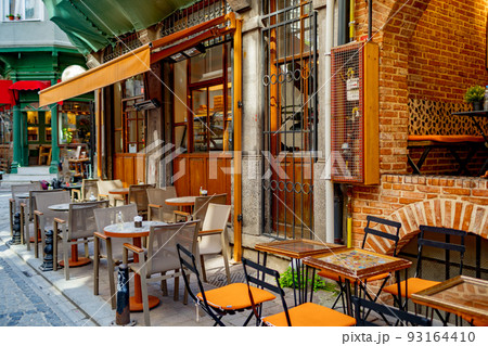 Street view in Balat district in Istanbul Street view in Balat district in Istanbul 93164410